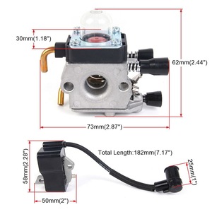 Kit de carburateur FS75 FS85 pour tondeuse à gazon, numéro de pièce de rechange FRG035 - Product Image 2