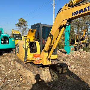 Mini-excavatrice d'occasion Komatsu PC56, excavatrice de 1 tonne avec lame, petite machine d'occasion, mini-excavatrice d'occasion - Product Image 4