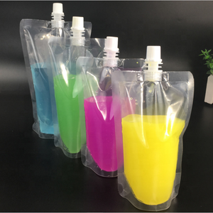 Bolsas de Embalaje Doypack de Plástico Reutilizables con Boquilla para Jugo, Venta al Por Mayor, Fabricación Directa de Fábrica - Product Image 1