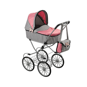 Cochecito de Muñecas de Estilo Novedoso Oferta 2021 con Capazo Extraíble Coche de Juguete para Muñecas de Simulación - Product Image 1