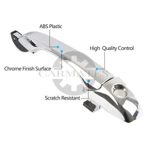 Poignées de porte extérieures chromées 4589009AH 5065801AG 5065800AG pour 2005-2010 <span class=keywords><strong>Chrysler</strong></span> 300 <span class=keywords><strong>300C</strong></span> <span class=keywords><strong>Dodge</strong></span> <span class=keywords><strong>Magnum</strong></span> poignée extérieure extérieure - Product Image 3