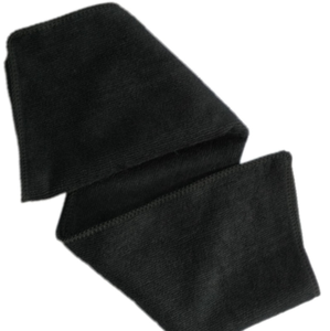 Handuk Hitam Serat Mikro dengan Logo Kustom - Product Image 5