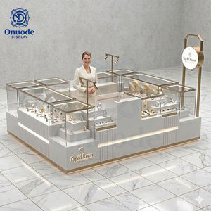 Vitrine à bijoux écologique personnalisée avec éclairage LED pour magasin de bijoux B2B, conception clé en main, installation sur mesure en usine - Product Image 1