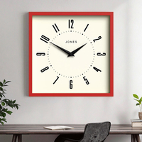 Jam Dinding Migue Home 12 Inch Gaya Antik Modern Still Life 3D Plat Tebal 25mm Jarum Tunggal untuk Ruang Tamu