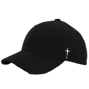 Gran oferta gorra de béisbol de mezclilla de algodón bordada estilo hip-hop deportivo con retorno de patrón de letras - Product Image 2