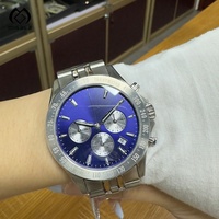 OEM Multifunktionale Blaue High-End Luxus Saphirglas Chronograph Mechanische Automatikuhr für Herren