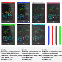 L03 ABLE bloc-notes 8.5 pouces multi couleur LCD tableau d'écriture électronique papeterie personnalisée lcd bloc-notes 12 pouces