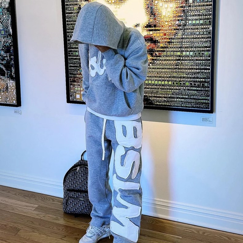Mens Urban Hip Hop Slim Fit Track Jacket With Side Bahrain - View #2