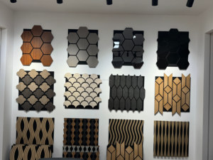 Panneaux muraux en <span class=keywords><strong>bois</strong></span> décoratifs intérieurs élégants et modernes, panneaux muraux acoustiques flexibles <span class=keywords><strong>avec</strong></span> design incurvé pour <span class=keywords><strong>mur</strong></span> acoustique - Product Image 3