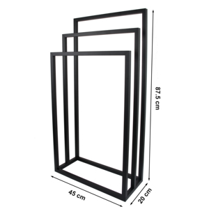 3 Tier kim loại chăn thang chủ <span class=keywords><strong>Rack</strong></span> đứng miễn phí tầng <span class=keywords><strong>Rack</strong></span> khăn cho phòng tắm - Product Image 6