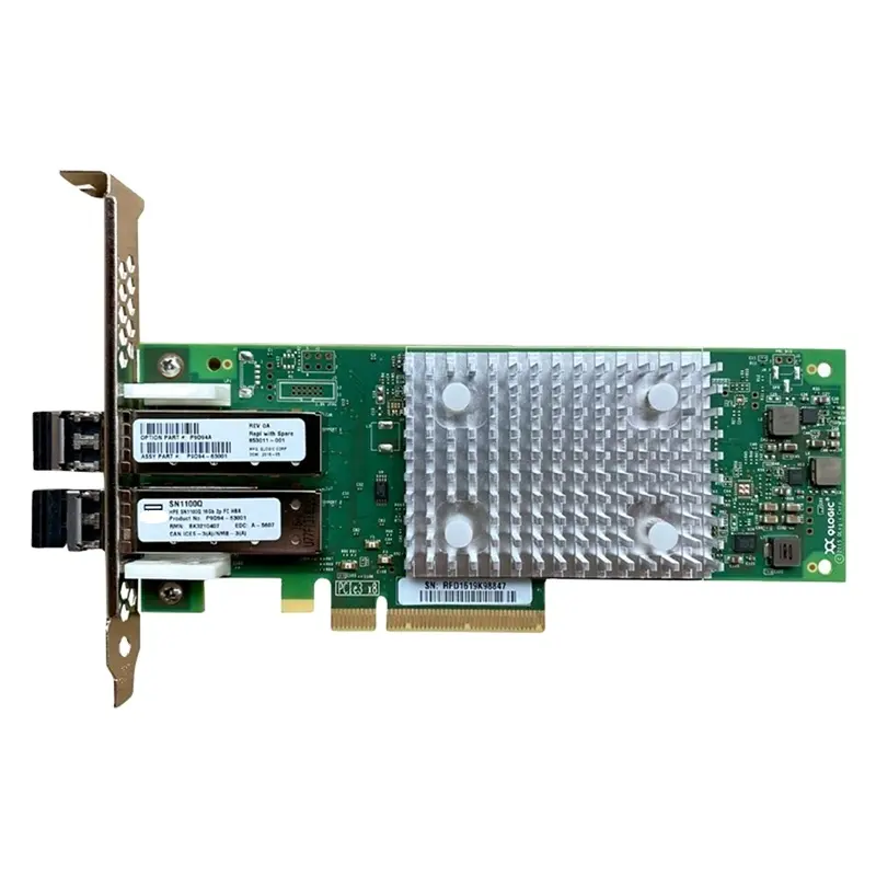 P9D94A SN1100Q 853011-001 QLE2692 Store Fabric 16GB PCIe3-Glasfaserkanal-HBA mit zwei Anschlüssen