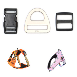 Boucles pour animaux de compagnie en alliage de zinc, anneaux en D réglables, quincaillerie pour harnais, printemps 2024 - Product Image 4