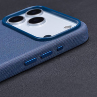 Étui de téléphone portable de conception d'affaires magnétique en cuir de texture de luxe magnétique pour l'étui de téléphone antichoc d'iPhone 17 Pro Max