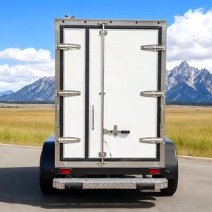 Rimorchio Refrigerato Mobile per Stoccaggio Commerciale a Freddo, Raffreddamento ad Alta Efficienza, Corpo in Acciaio Inossidabile per Mercati Agricoli - Product Image 4