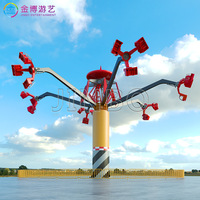 Volant spinner fête foraine balle parc d'attractions manèges jeux extrêmes vitesse frisson monter cerfs-volants pigeon médecine pour drone axiis volant