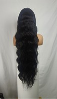 Perruque Lace Front en Cheveux Vierges Bruts Vietnamiens |   Cheveux humains 100% non traités |   Perruque longue et droite, aspect soyeux et naturel
