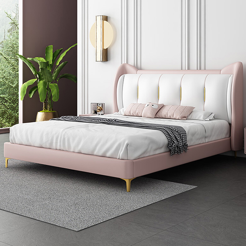 Hot Sales Kid's Furniture Preschool Furniture Children Wooden Double Bed Designs Set Bedroom Furniture