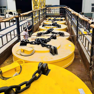 Crane and Excavator Lifting <strong>Electromagnet</strong> <strong>220v</strong> Adjustable Magnet Lifter Steel Plate Lifting <strong>Electromagnet</strong> - Product Image 3