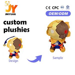 Peluche de dessin animé créative, mignonne, lavable, ultra douce, de haute qualité, vente en gros pour commerçants, <span class=keywords><strong>jouet</strong></span> en peluche animal personnalisé - Product Image 2