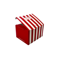 Boîte d'emballage pliable de qualité alimentaire avec impression personnalisée pour la livraison de poulet frit à emporter boîte alimentaire de qualité alimentaire en gros