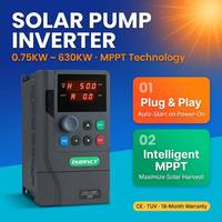 7.5KW-15KW MPPT VFD Drive Bersertifikasi CE Efisiensi Tinggi 380V Inverter Pompa Surya Tiga Fasa untuk Irigasi Pertanian