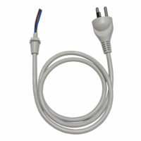 Cable de Alimentación IEC C13 con Conexión a Tierra de 3 Pines, Certificado TIS 166-2549, H05VV-F 3G, para Monitor de Computadora, TV, Impresora, Repuesto de Fábrica