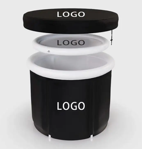 Tina de aislamiento de tela de nailon portátil inflable con logotipo de tamaño de Color personalizable, tinas de baño de recuperación de frío helado que se pueden conectar con enfriador - Product Image 6