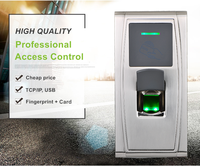 ZK MA300 Boîtier métallique étanche pour extérieur, lecteur d'empreintes digitales biométrique, capacité 3000, indice de protection IP65, contrôle d'accès, proximité RFID, carte 125 kHz