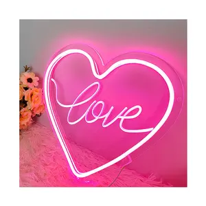 Dropshipping Wall Mounted Neon Light Sign Wedding Waterproof Neon Sign Game Room