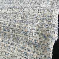 Nouveau Style fil teint tressé fantaisie fil Tweed tissu pour femmes veste robe costumes manteau bricolage tissu
