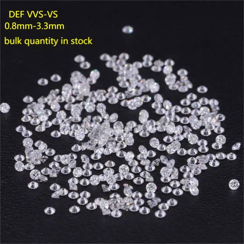 Starsgem 0.8mm-3mm lỏng tạo ra Kim Cương DEF VS Made Diamant hpht cvd phòng thí nghiệm phát triển kim cương