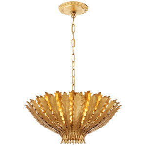 Modern Simple Bowl-shaped elegant copper pendant <b>light</b> antique brass <b>chandelier</b> for Living Room Dining Room - Product Image 3