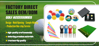 Couvertures de putter de club de golf en vrac au détail en gros de haute qualité accessoires de golf brodés personnalisés couvre-chefs de baril de golf