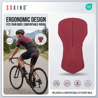 Inserts de vêtements de cyclisme sportifs : Coussinets de chamois italiens pour le cyclisme d'endurance, à séchage rapide, respirants et écologiques