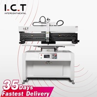Machine d'impression de pochoirs semi-automatique I.C.T, facile à utiliser et à entretenir, garantie 1 an, 220V, prix compétitif