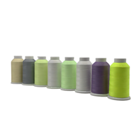 Fil à coudre luminescent 150D/2 haute luminosité, brillant dans le noir, fluorescent, pour broderie et étiquettes