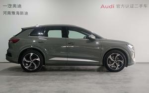 <span class=keywords><strong>Audi</strong></span> Q4 E-tron 40 SUV électrique d'occasion 2024, longue autonomie, véhicule électrique intelligent, prêt à l'exportation, gris sur noir - Product Image 3