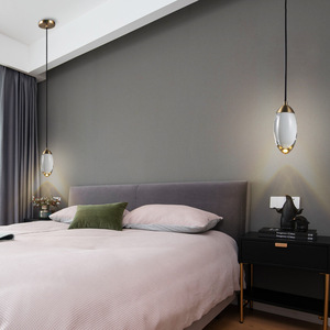 Ý phong cách sang trọng hiện đại K9 Đèn chùm pha lê LED ánh sáng mặt dây chuyền treo đèn với màu đồng hình dạng hình bầu dục cho ăn uống - Product Image 4