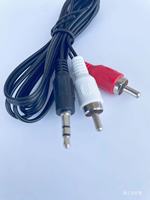 3,5mm Jack Aux a 2 RCA Audio Video Cable estéreo Y Splitter Cable AV Adaptador 2 RCA Cable para PC DVD TV VCR altavoces Cámara