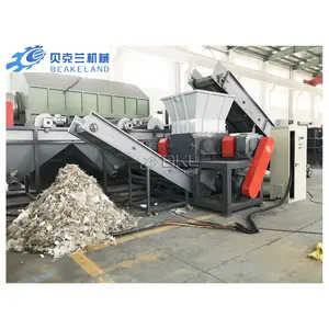 Gewebte Taschen Doppel wellen Recycling Crushing Shredder Machine