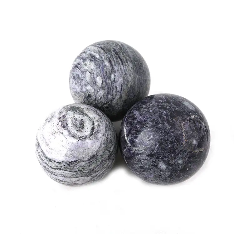 अबाया बॉल्स के लिए DIY अनुकूलित लेबल रफ क्रिस्टल रोलर बॉल 25 सेमी थोक मूल्य पर पत्थर और क्रिस्टल पर