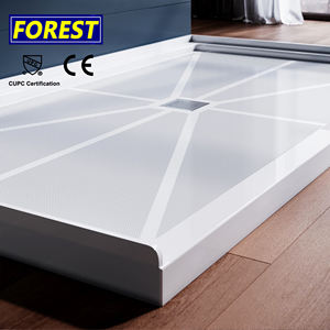 ถาดรองน้ำฝักบัวห้องน้ำทันสมัยถาดรองน้ำทำความสะอาดง่ายเรซินและหินเทียมสำหรับฐานอาบน้ำ - Product Image 5