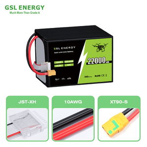 Batterie de drone GSL ENERGY Solid State 22,2V 6S 22000mAh 22Ah 350Wh/kg, pack de batteries lithium-ion pour la logistique aérienne et les relevés, 6S-22AH-3 - Product Image 6