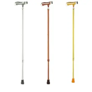 Alumínio liga altura ajustável dobrável telescópica cego Walking Stick Rolling Cane