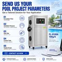 Ozongenerator mit Venturi-Injektor und Statischem Mischer für Schwimmbadwasseraufbereitung Desinfektions- und Reinigungssystem