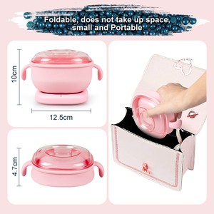 Nouveauté : <span class=keywords><strong>Pot</strong></span> chauffe-cire portable pliable en plastique ABS pour l'épilation, pour les mains, le corps, les pieds et le visage, 110-240V - Product Image 3