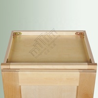 Armoires RTA de grand inventaire aux États-Unis Armoires de cuisine supérieures de style entrepôt Finition naturelle Armoire murale prête à expédier