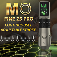 Máquina de Tatuaje Inalámbrica MO FINE 25 PRO con Pantalla a Color, Cartuchos para Tatuajes, Pluma para Tatuajes Corporales, Maquillaje Permanente