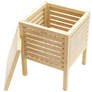 Estante de almacenamiento de bambú para suelo, estilo japonés, estante de almacenamiento simple y multifuncional para baños y aseos. - Product Image 2