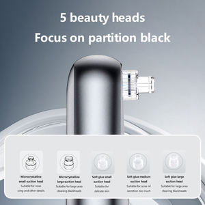 USB Rechargeable Whitehead <b>Extractor</b> LCD 3 Gears 5 Probes Facial Pore Vacuum Blackhead Remover Skin Care Tool - Product Image 6